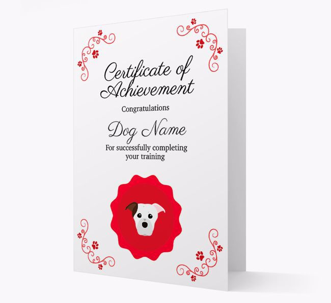 Graduation Certificate: Personalised {breedFullName} Card